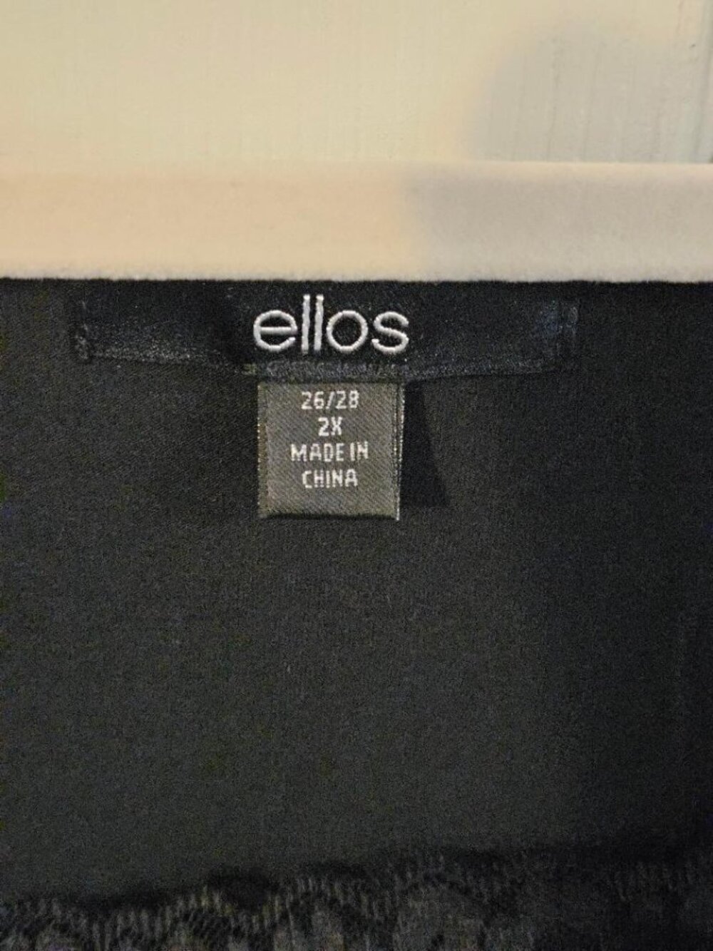 NWOT Ellos Lace Sleeveless top 2X(26/28) Pretty - Picture 3 of 4